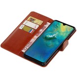 Pull Up Bookstyle for Huawei Mate 20 Brown