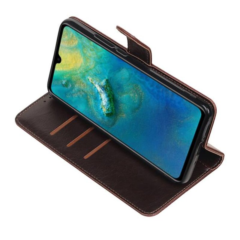 Pull Up Bookstyle for Huawei Mate 20 Mocca