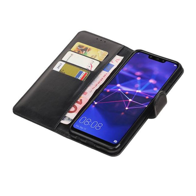 Pull Up Bookstyle for Huawei Mate 20 Lite Black
