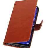 Pull Up Bookstyle for Huawei Mate 20 Lite Brown