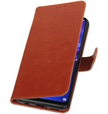 Pull Up Bookstyle for Huawei Mate 20 Lite Brown