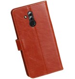 Pull Up Bookstyle for Huawei Mate 20 Lite Brown