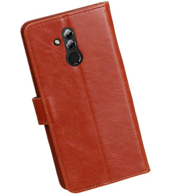 Pull Up Bookstyle for Huawei Mate 20 Lite Brown