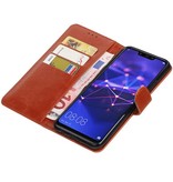 Pull Up Bookstyle for Huawei Mate 20 Lite Brown