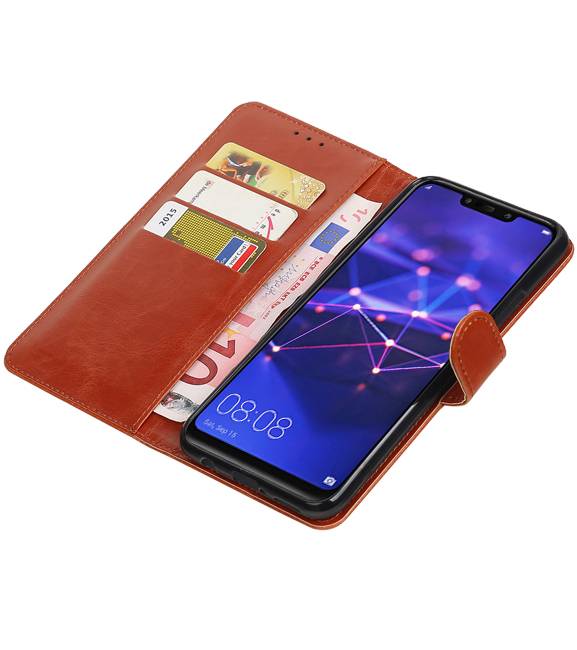 Pull Up Bookstyle per Huawei Mate 20 Lite Brown