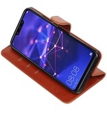 Pull Up Bookstyle für Huawei Mate 20 Lite Brown