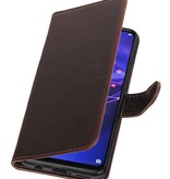 Pull Up Bookstyle for Huawei Mate 20 Lite Mocca