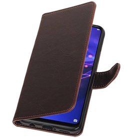 Pull Up Bookstyle voor Huawei Mate 20 Lite Mocca