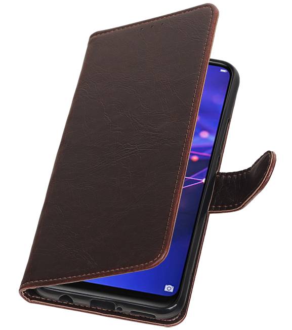 Pull Up Bookstyle voor Huawei Mate 20 Lite Mocca