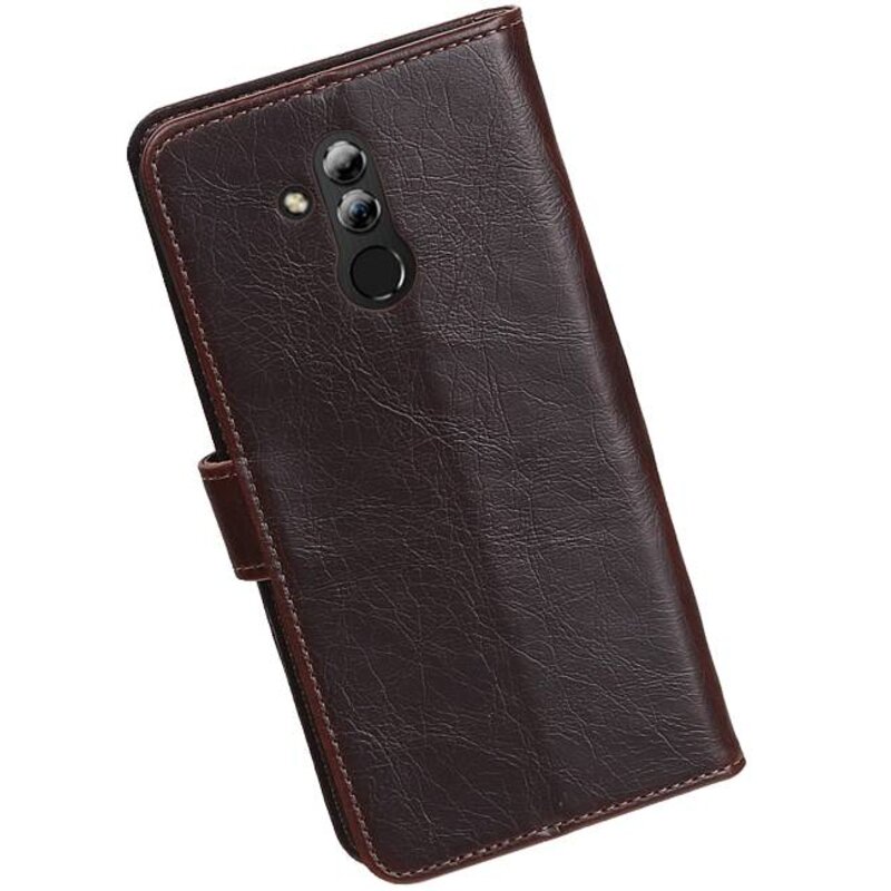 Pull Up Bookstyle for Huawei Mate 20 Lite Mocca