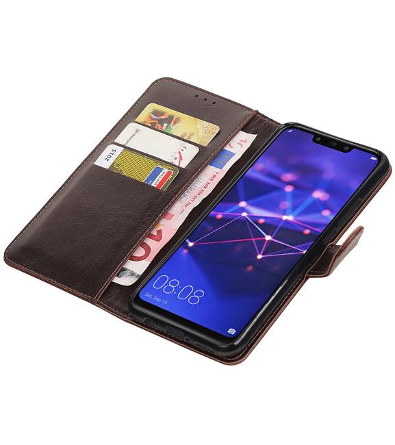 Pull Up Bookstyle for Huawei Mate 20 Lite Mocca