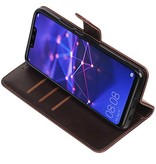 Pull Up Bookstyle voor Huawei Mate 20 Lite Mocca