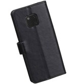 Pull Up Bookstyle voor Huawei Mate 20 Pro Zwart