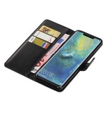 Pull Up Bookstyle voor Huawei Mate 20 Pro Zwart