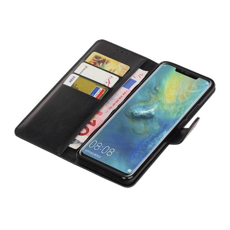 Pull Up Bookstyle for Huawei Mate 20 Pro Black