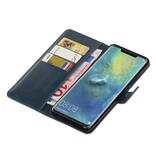 Pull Up Bookstyle for Huawei Mate 20 Pro Blue