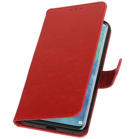 Style de livre Pull Up pour Huawei Mate 20 Pro Red