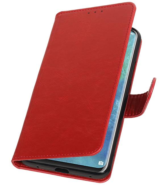 Pull Up Bookstyle for Huawei Mate 20 Pro Red