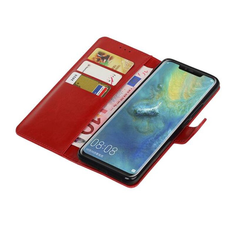 Pull Up Bookstyle for Huawei Mate 20 Pro Red
