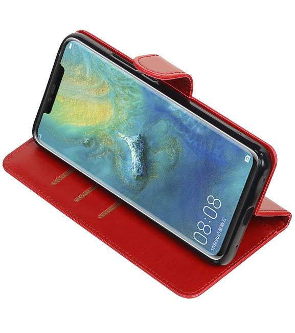 Pull Up Bookstyle for Huawei Mate 20 Pro Red