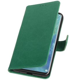 Style de livre tiré vers le haut pour Huawei Mate 20 Pro Green