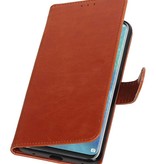 Pull Up Bookstyle for Huawei Mate 20 Pro Brown