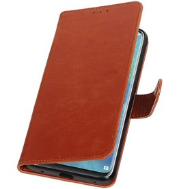 Pull Up Bookstyle per Huawei Mate 20 Pro Brown