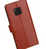 Pull Up Bookstyle für Huawei Mate 20 Pro Brown