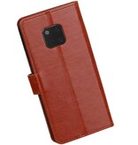 Pull Up Bookstyle for Huawei Mate 20 Pro Brown