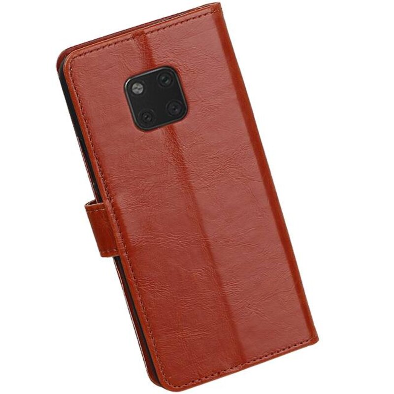 Pull Up Bookstyle for Huawei Mate 20 Pro Brown