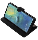 Pull Up Bookstyle voor Huawei Mate 20 X Zwart