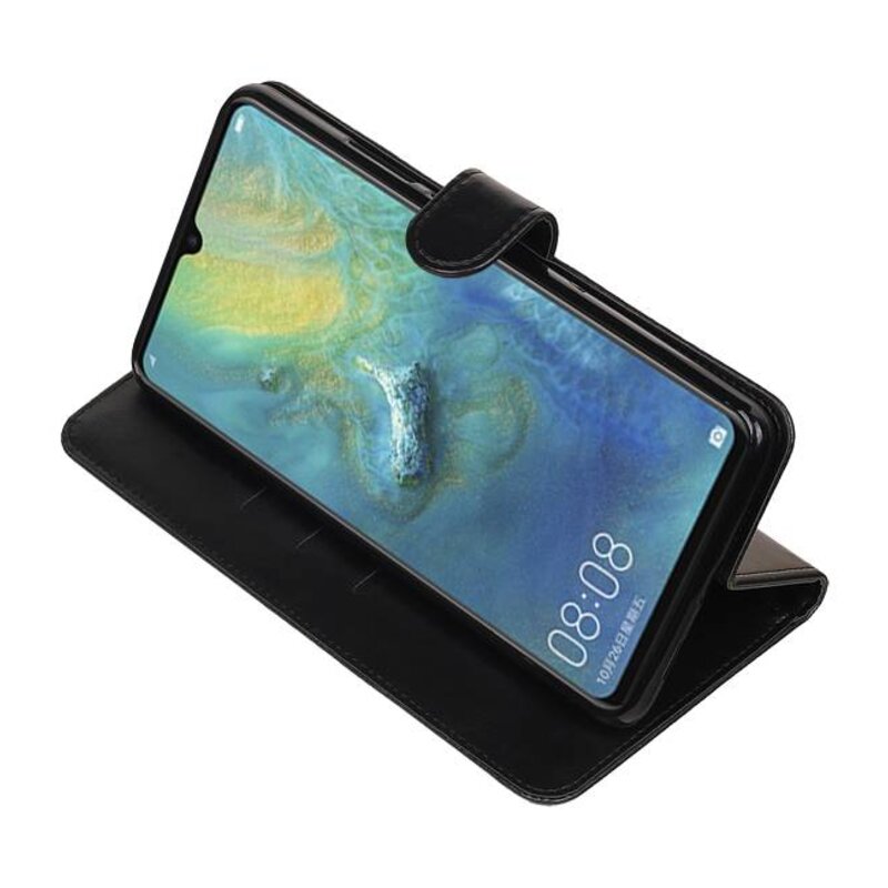 Style de livre Pull Up pour Huawei Mate 20 X Black