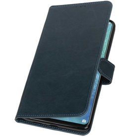 Style de livre Pull Up pour Huawei Mate 20 X Blue