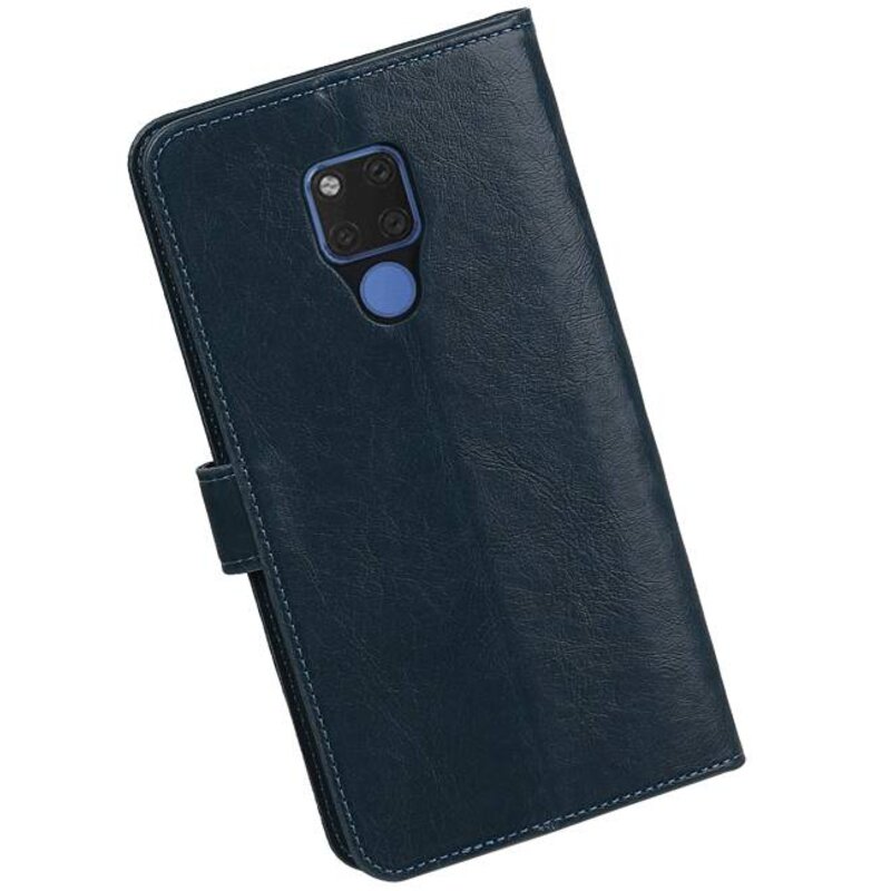 Style de livre Pull Up pour Huawei Mate 20 X Blue