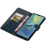 Pull Up Bookstyle voor Huawei Mate 20 X Blauw