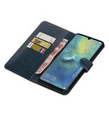 Style de livre Pull Up pour Huawei Mate 20 X Blue