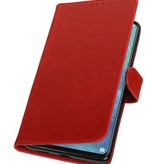 Pull Up Bookstyle voor Huawei Mate 20 X Rood