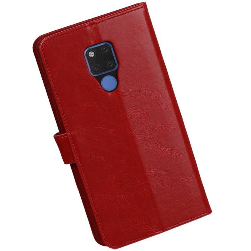 Style de livre Pull Up pour Huawei Mate 20 X Red