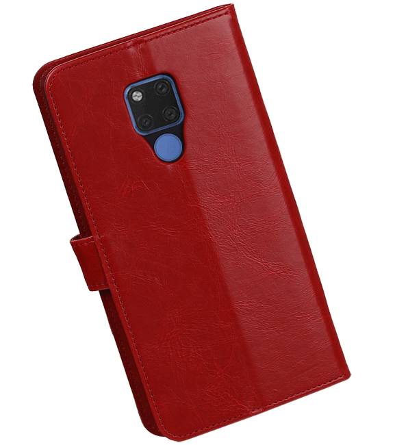 Pull Up Bookstyle for Huawei Mate 20 X Red