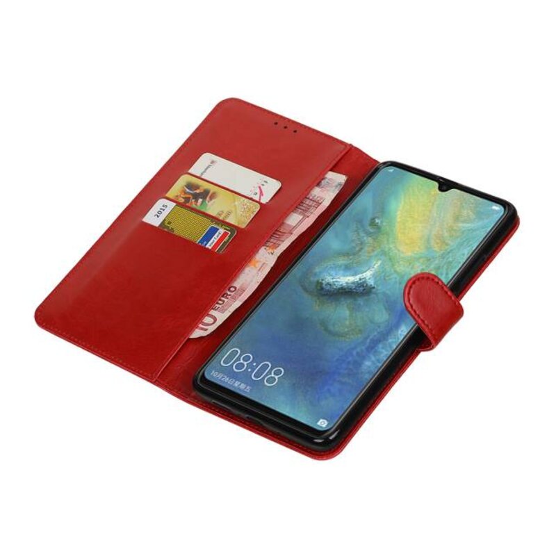 Pull Up Bookstyle para Huawei Mate 20 X Rojo