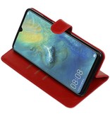 Pull Up Bookstyle voor Huawei Mate 20 X Rood