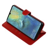 Style de livre Pull Up pour Huawei Mate 20 X Red