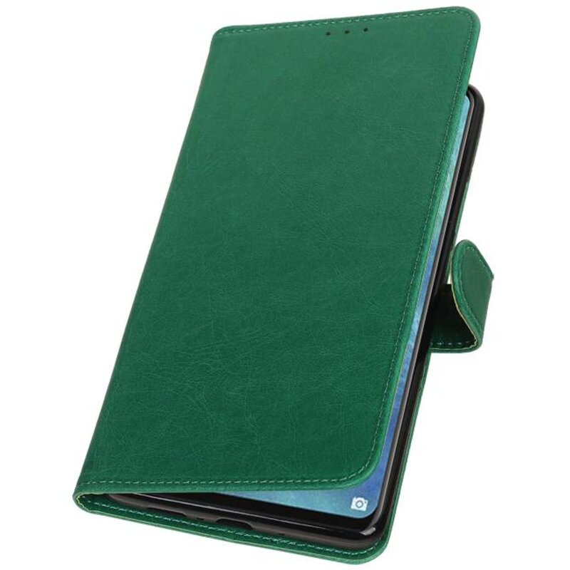 Style de livre Pull Up pour Huawei Mate 20 X Green