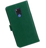 Style de livre Pull Up pour Huawei Mate 20 X Green