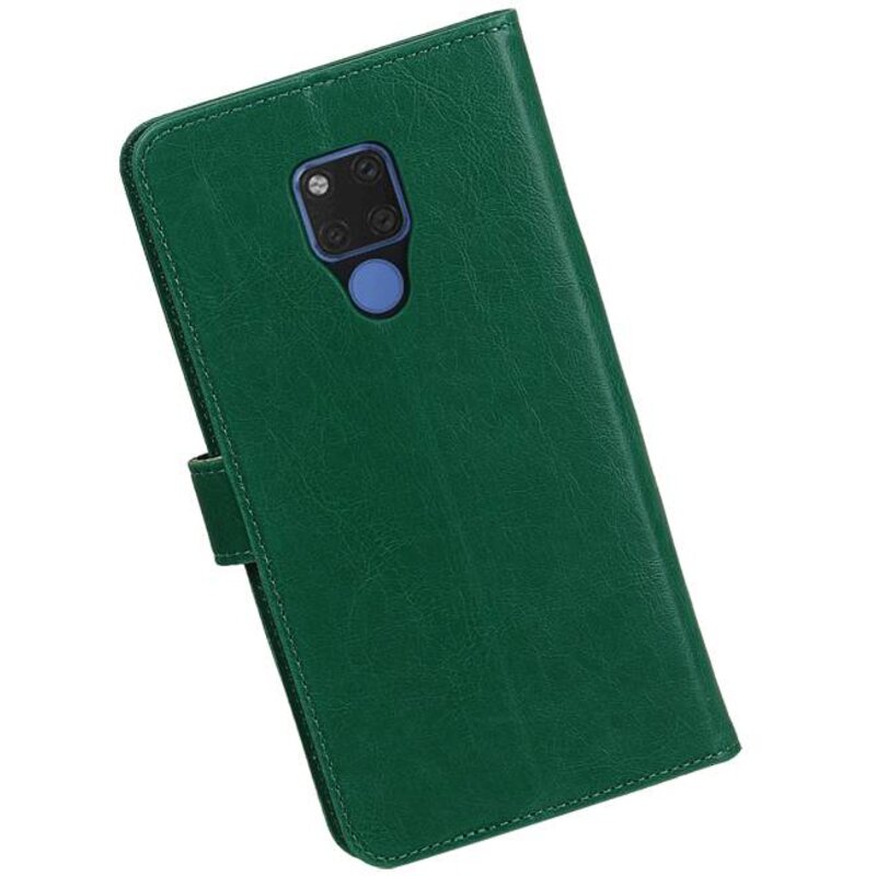Style de livre Pull Up pour Huawei Mate 20 X Green