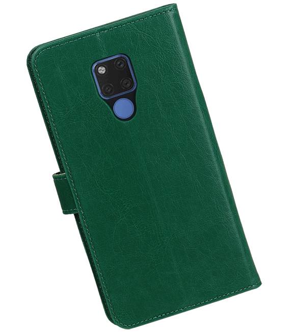 Pull Up Bookstyle voor Huawei Mate 20 X Groen