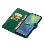 Style de livre Pull Up pour Huawei Mate 20 X Green
