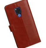 Pull Up Bookstyle for Huawei Mate 20 X Brown