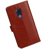 Style de livre Pull Up pour Huawei Mate 20 X Brown