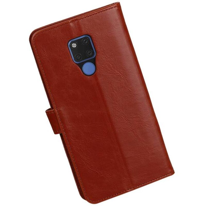 Style de livre Pull Up pour Huawei Mate 20 X Brown